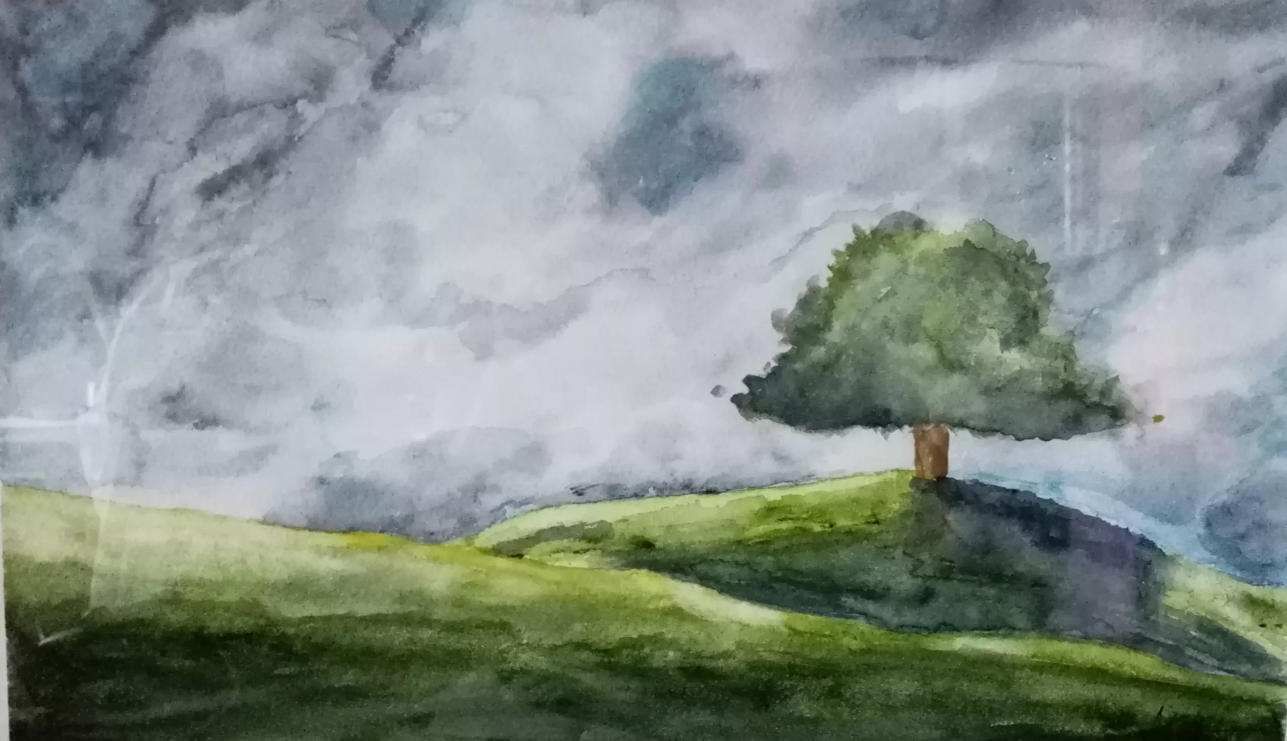 Aquarelle de Laure | Atelier hebdo Estadens Jocelye Mothe