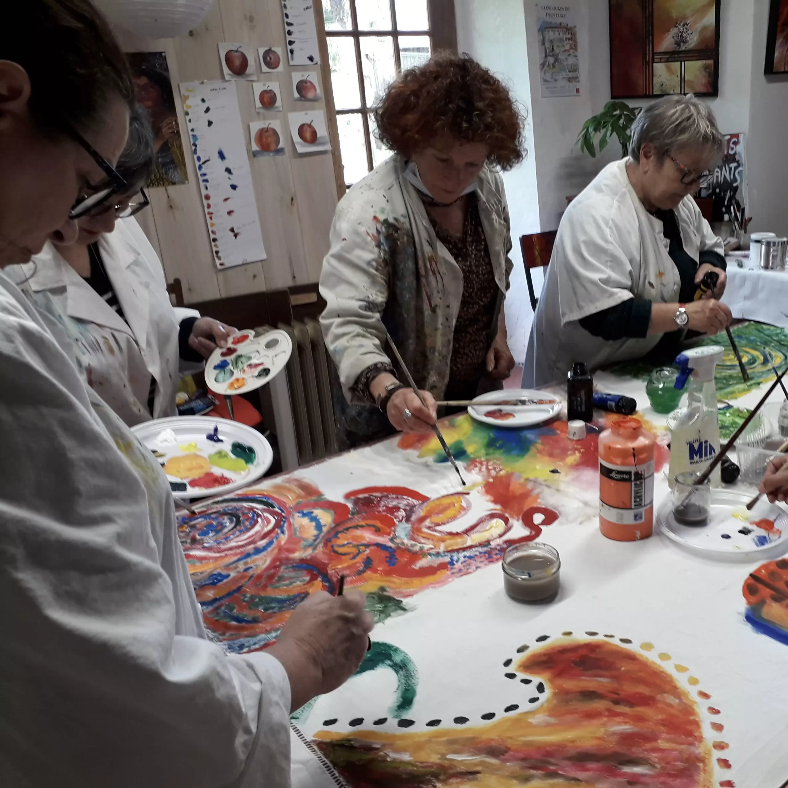 Les ateliers de Juzet reprennent ! | Jocelyne Mothe Peinture