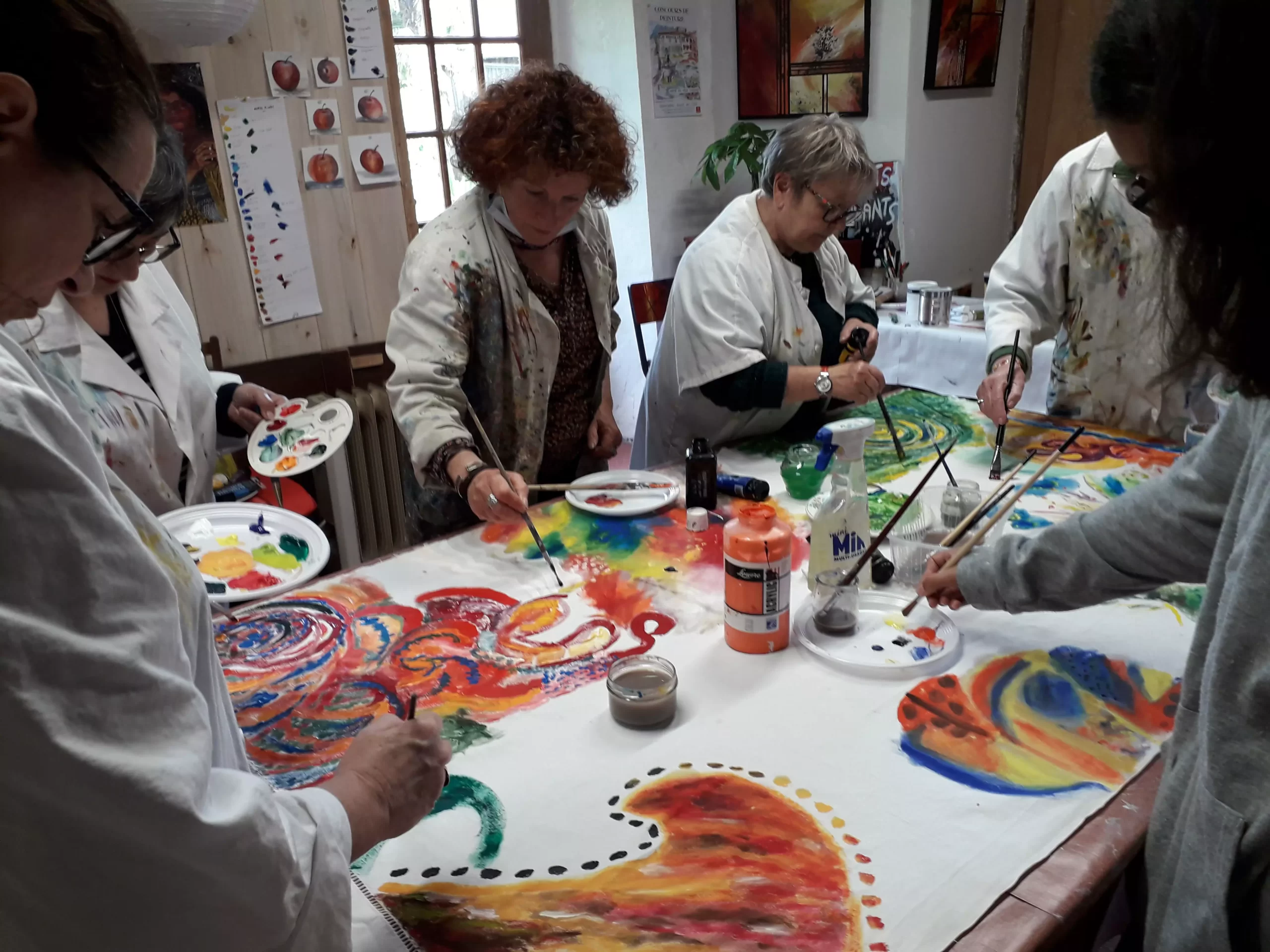 Les ateliers de Juzet reprennent ! | Jocelyne Mothe Peinture